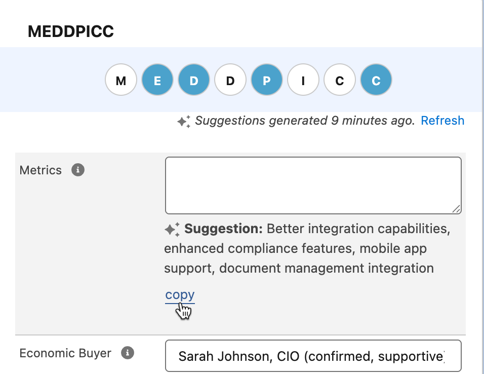 AI Assistance and Suggestions