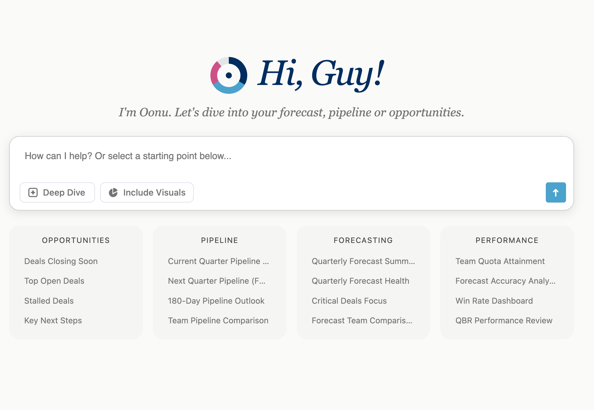 Start with a Smart Template, or just ask a question